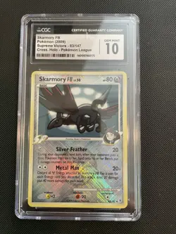 Skarmory #83 Cross Holo Pokemon Supreme Victors CGC 10 - Image 1