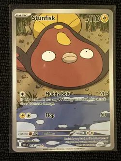 Stunfisk 118/086 NM Illustration Rare (EN) - Pokemon TCG SV: White Flare - Image 1