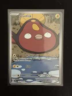 Stunfisk 118/086 - Illustration Rare White Flare Pokemon TCG - Image 1