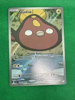 Pokemon TCG: Stunfisk Illustration Rare 118/086 SV: White Flare - Image 3