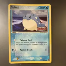 Pokemon Spheal Reverse Holo Common Power Keepers 65/108 English - Image 1