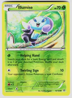 ILLUMISE 18/160 C PRIMAL CLASH POKEMON REVERSE HOLO NM/M - Image 1