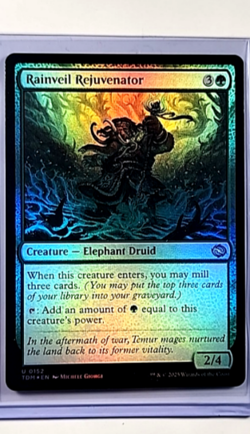 2025 MTG Magic The Gathering Tarkir Dragonstorm Foil #152 Rainveil Rejuvenator - Image 1