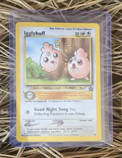 Pokemon TCG Igglybuff 36 WotC Promo Regular 30 HP English Nintendo 2001 - Image 1