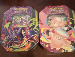 🔥Pokemon: 2 Moonlit Tins (Mega Gengar ex and Mega Clefable ex)BUNDLE SEALED🔥 - Image 1