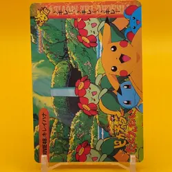 Bellossom Pikachu BANDAI Pokemon anime Collection carddass Japan Nintendo F/S f - Image 2