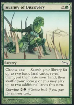 Journey of Discovery - Light Play MTG Mirrodin - Image 1