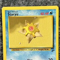 VTG Pokemon Base Set 2 Staryu 95/130 Regular Common NM - Image 3