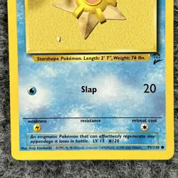 VTG Pokemon Base Set 2 Staryu 95/130 Regular Common NM - Image 4
