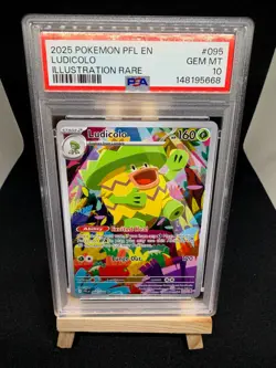 Pokemon TCG Ludicolo 095/094 - Phantasmal Flames - ✨ PSA 10!✨ - Image 1