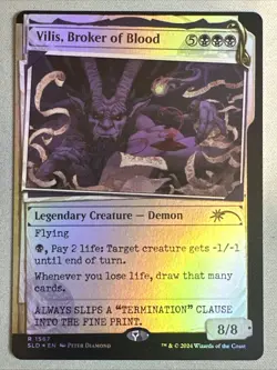 MTG / Vilis, Broker of Blood / SLD / #1567 / RAINBOW FOIL / Rare / NM - Image 1
