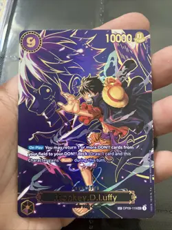 Monkey D Luffy SP OP09-119 OP13 Carrying On His Will Foil English One Piece TCG - Image 1