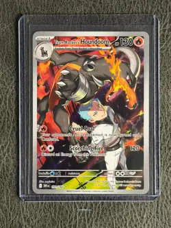 Team Rocket's Houndoom 191/182 IR Pokemon TCG SV10: Destined Rivals - Near mint - Image 1