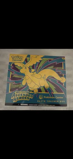 Pokemon TCG Ascended Heroes Pokemon Center Elite Trainer Box ETB - NEW SEALED - Image 1