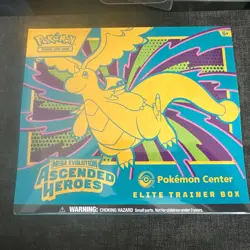 Pokemon TCG: Ascended Heroes Pokemon Center Elite Trainer Box (ETB) Sealed - Image 1
