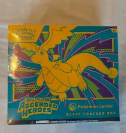Pokemon TCG Ascended Heroes Pokemon Center Elite Trainer Box ETB - NEW SEALED - Image 1