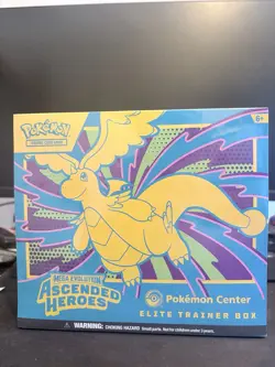 Pokemon TCG - Ascended Heroes Pokemon Center ETB Elite Trainer Box Sealed - Image 1