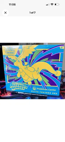 Pokemon TCG - Ascended Heroes Pokemon Center ETB Elite Trainer Box - NEW SEALED✅ - Image 3