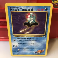 Pokemon Gym Heroes - Misty's Tentacool 32/132 - Rare - NM - Image 1
