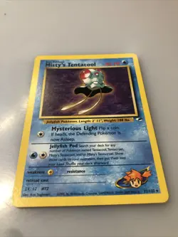 Pokemon Gym Heroes - Misty's Tentacool 32/132 - Rare - NM - Image 3