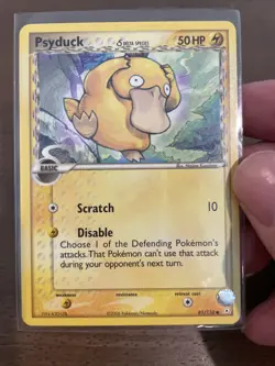 Pokemon Psyduck Holon Phantoms Card 81/110 NM Condition Delta Species Non Holo - Image 1
