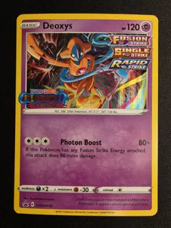 Deoxys - (Prerelease) SWSH170 SWSH: Sword & Shield Promo Cards Holo - Image 1