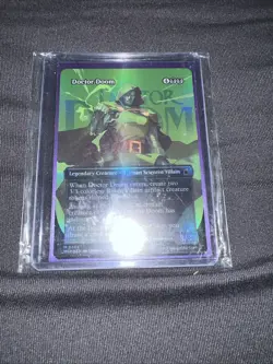 Doctor Doom (365) - Foil - Borderless MTG - Marvel Super Heroes - NM-Mint - Image 1