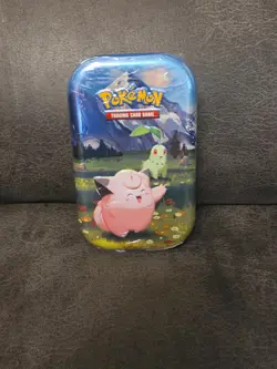 Pokemon TCG Ascended Heroes Mini Tin (Clefairy/Chikorita) New/Factory Sealed - Image 1