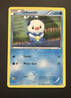 Oshawott Black & White 27/114 Cosmos Holo Promo Pokemon 2011 NM - Image 1