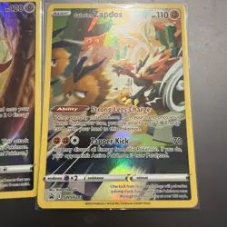 Galarian Articuno Zapdos Moltres Pokemon Crown Zenith SWSH 282 283 284 Promo - Image 4
