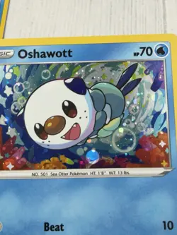 Oshawott -SWSH222 Pokemon TCG Black Star Promo Holo & Cosmos NM - Image 5