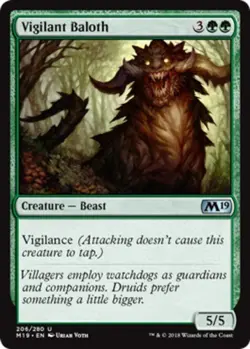 x4 Vigilant Baloth - Core Set 2019 (M19) - NM - MTG - Image 1