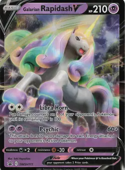 Galarian Rapidash V SWSH111 Holo Promo Sword & Shield Promo Pokemon LP - Image 1