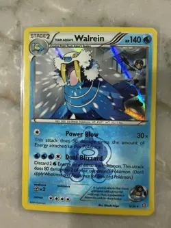 Pokemon TCG Team Aqua's Walrein Double Crisis 5/34 Holo Rare Near Mint - Image 1