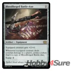Bloodforged Battle-axe M/NM Magic: The Gathering MTG Double Masters 2022 - Image 1