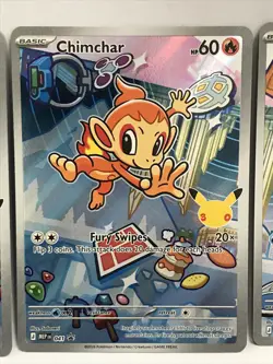 Pokemon Turtwig Chimchar Piplup First Partner Promo Extended Artwork (all 3) - Image 3