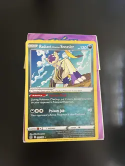 Radiant Hisuian Sneasler Radiant Rare Holo Pokemon TCG (Lost Origin 123) NM - Image 1