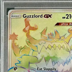Pokemon Guzzlord GX Secret 116/111 SM Crimson Invasion Holo PSA 10 - Image 3