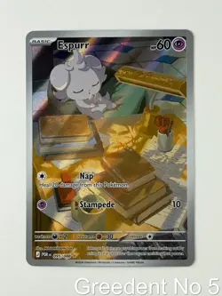 Espurr 095/088 Holo Illustration Rare Perfect Order Pokemon Near Mint - Image 1