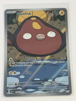 Pokemon Stun Fisk White Flare 118/086 Illustration Rare NM - Image 1