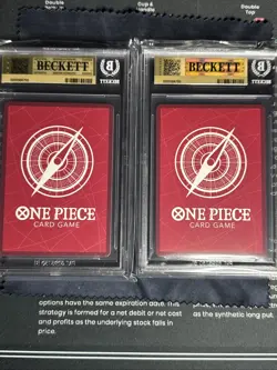 BGS 10 PRISTINE MONKEY D LUFFY ST21-001 ALT ART ONE PIECE STARTER DECK EX GEAR 5 - Image 4