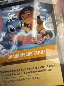 Ohana Means Family 32/204 Legendary 2026 Disney Lorcana TAG 10 Gem Mint - Image 4