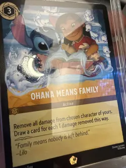Ohana Means Family 32/204 Legendary 2026 Disney Lorcana TAG 10 Gem Mint - Image 5