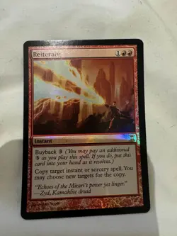 Reiterate Foil Time Spiral OG NM MTG Magic the Gathering - Image 1
