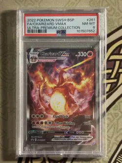 Pokemon Charizard VMAX SWSH261 Full Art Holo Promo Sword & Shield PSA 8 - Image 1