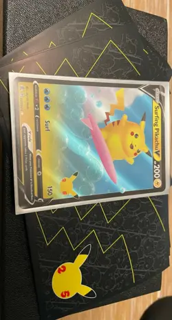 Surfing Pikachu V - Celebrations 25th 008/025 - Half-Art Rare Pokemon Card - Image 4