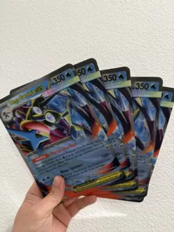 CHAOS RISING Mega Greninja EX Promo 081 MEP OVERSIZED LENTICULAR CARD LOT of 6 - Image 2