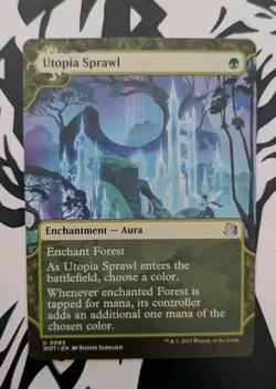 MTG WILDS OF ELDRAINE Enchanting Tales Uncommon UTOPIA SPRAWL NM - Image 1