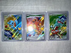 Pokemon First Partner Illustration Collection Series 1 Kanto GEN 1 Starters Set - Image 3