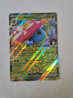 Erika's Vileplume ex 003/217 Double Rare ME: Ascended Heroes Pokemon Holo NM - Image 1